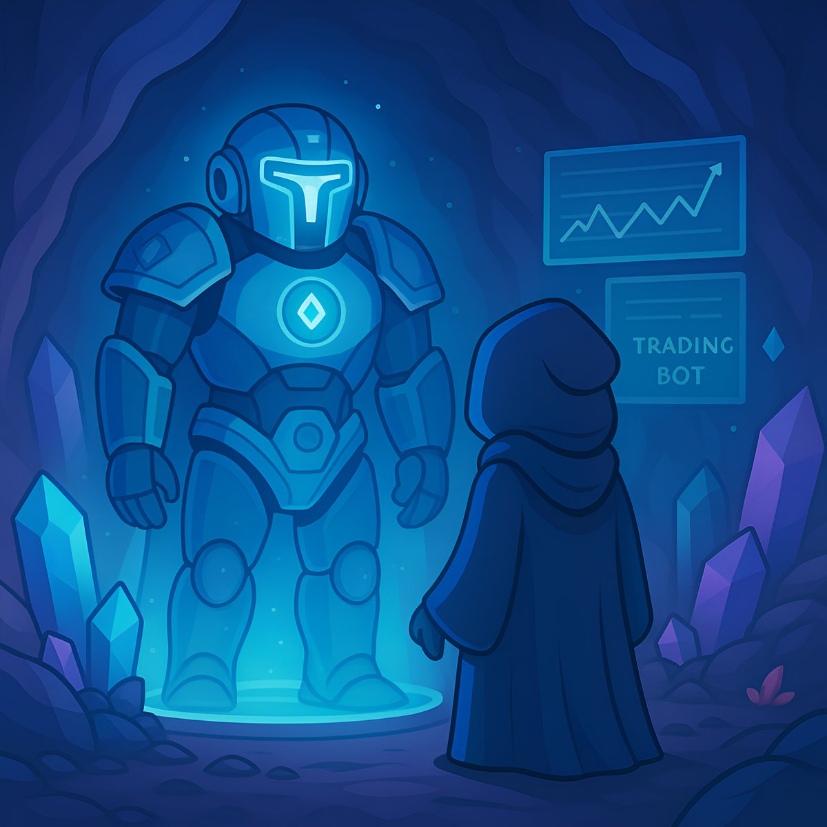 algoMININGAI's tweet image. The wizards are about to step into something new.
Our newest BTC XGBoost Trading Bot is live 🤖
Exclusive free lifetime access for crystal holders only.
Suit up. It’s time to trade smarter.