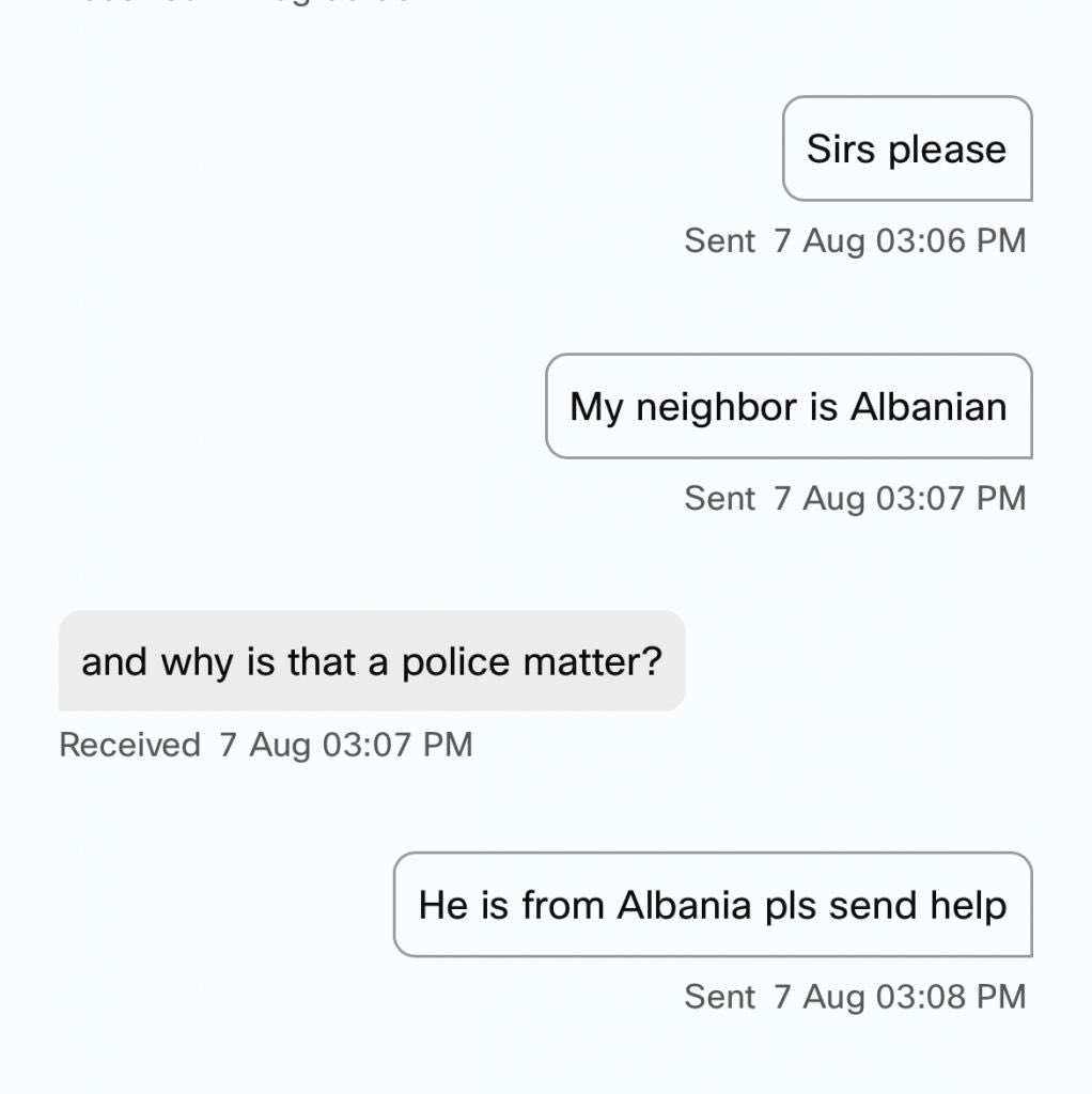 Fishylunaa's tweet image. Throw back when British and American patriots harass the Bobbie’s