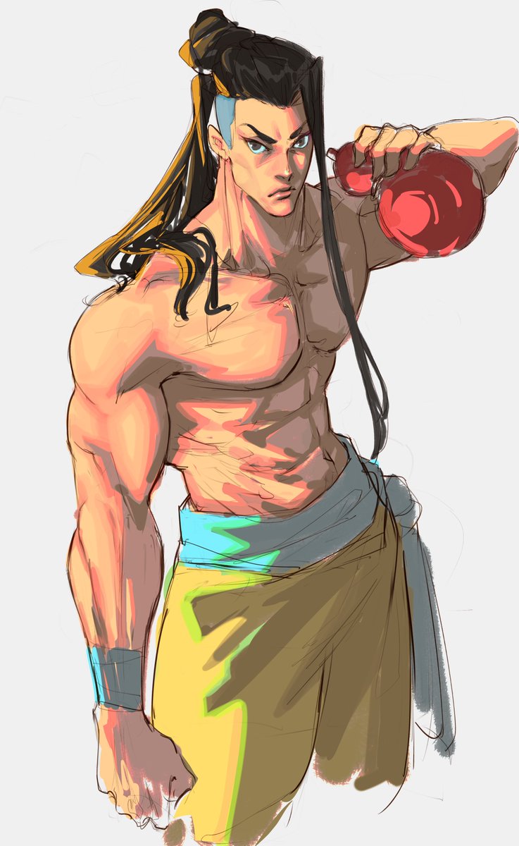 Gave this a lil color #sf6_jamie