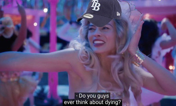 catherinetinker's tweet image. i’ve seen yandy, b lowe, and pete as rays in person for the last time, haven’t i