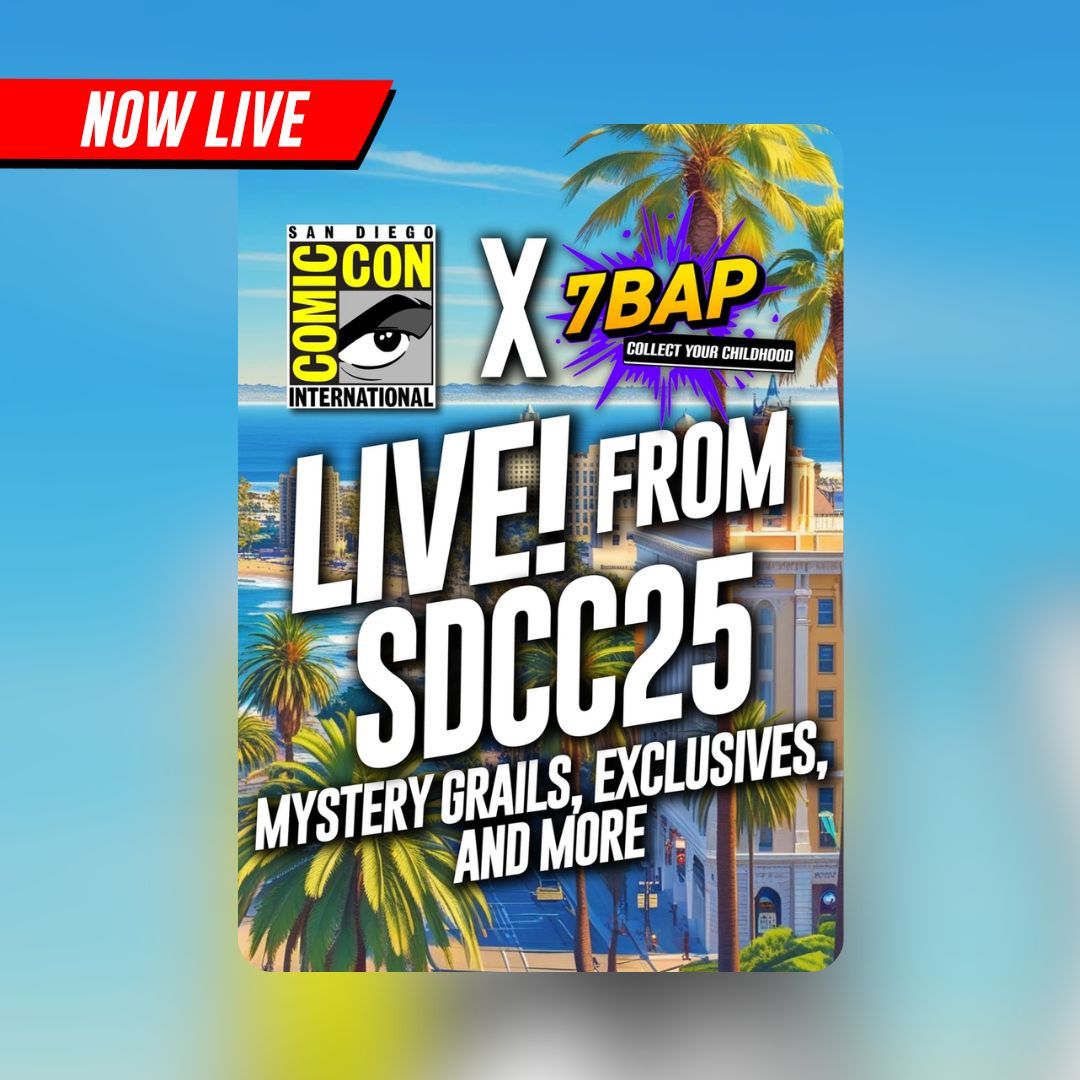 7BucksAPop's tweet image. Last Day of SDCC Streaming! 🌴 

Don’t miss out on Mystery Grails, SDCC Exclusives, and more — all streaming LIVE from the con floor!

🎉 Join the fun NOW: buff.ly/0mb0rL4