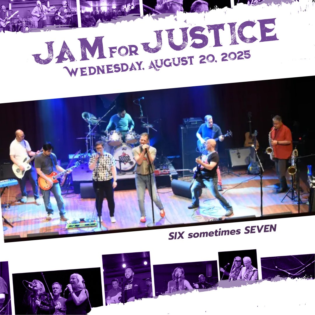 LegalAidCLE's tweet image. Six sometimes Seven returns to #JamforJustice2025! Learn more and purchase your tickets: lasclev.org/2025jam/