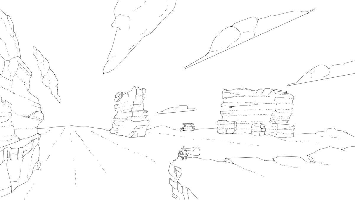 AzurDev_Galduen's tweet image. Working on the environment of Azur #wipart #conceptart