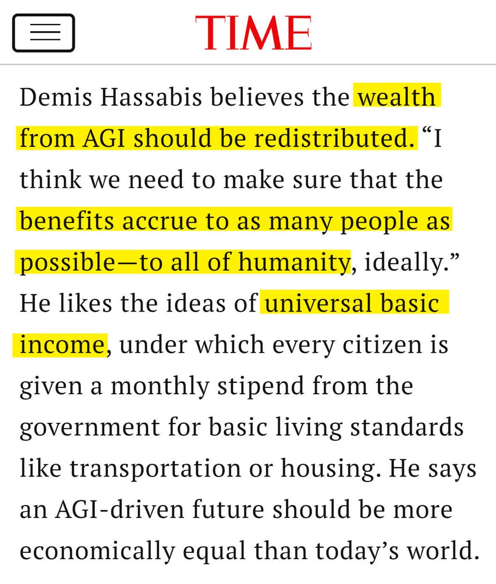 ubi_works's tweet image. When a Nobel-winning AI leader calls for UBI, he's asking us to rethink who gets rewarded. Shouldn't the public be included?
Our data trained the AI. Our taxes paid for the research. UBI is our AI Dividend.