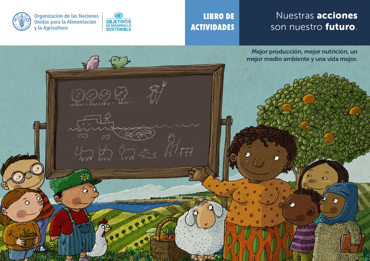 FAOChile's tweet image. ¡Aprendamos en familia sobre el fascinante mundo que se esconde en la #Alimentación y la #Agricultura! 🧑🌾
Conoce este libro de actividades para niños y adolescentes 👉 fao.org/documents/card…