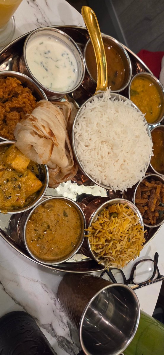 Thali 
<a href="/AndhraBhavanIre/">Andhra Bhavan Ireland</a> 
One of best in city #dublin