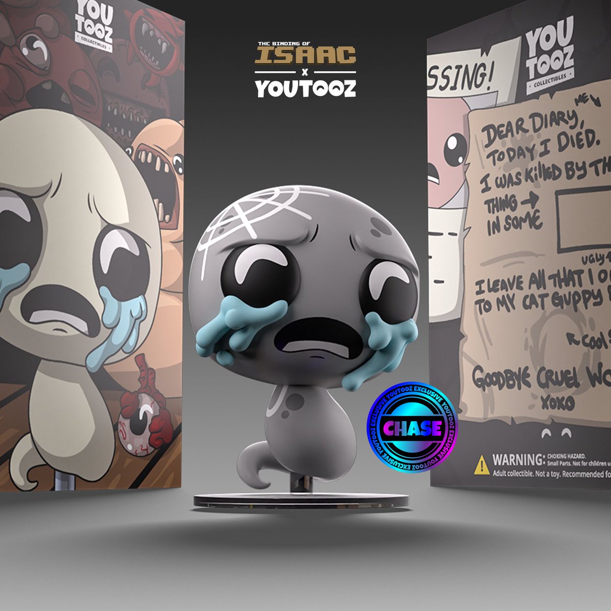 may life spring forth from the fallen 😢

all new binding of isaac x youtooz collection releases on august 5th at 3pm est ⏰

will u pull the rare tainted chase? odds are 1 in 6… 😳