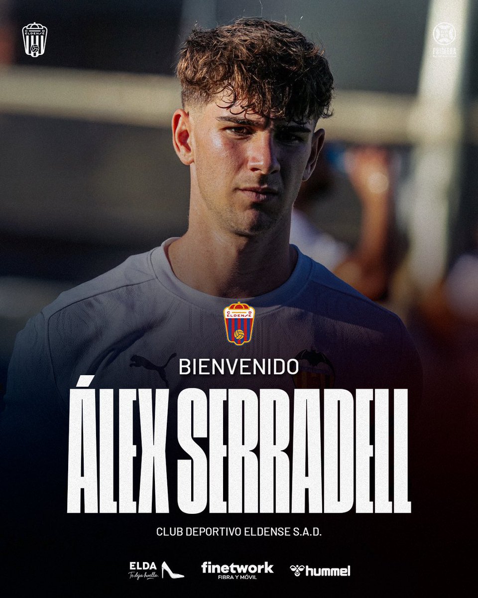 CD_Eldense's tweet image. 📯 𝗢𝗙𝗜𝗖𝗜𝗔𝗟 | Álex Serradell, nuevo jugador del #CDEldense 🔵🔴
🧱 Central sólido, inteligente tácticamente, dominante por alto y fiable en defensa y salida de balón 🔜⚽️
🏟️ ¡Bienvenido a Elda, Serra! 👏🏻😄
🔗 cdeldense.es/noticias/alex-…