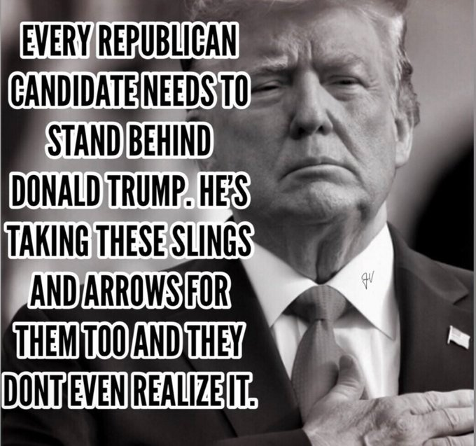 Frida622002's tweet image. EVERY REPUBLICAN NEEDS TO STAND BEHIND PRESIDENT DONALD TRUMP!!