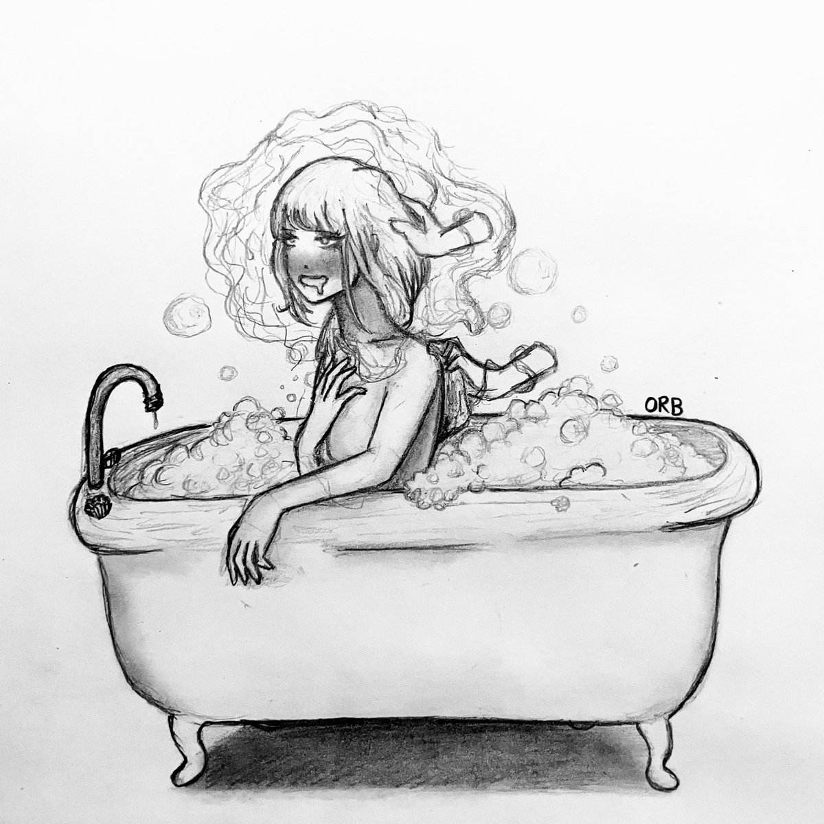 lurkingmushroom's tweet image. Doll tip: Dolls love being clean
especially Orb!
Bubble baths are their favorite~💕