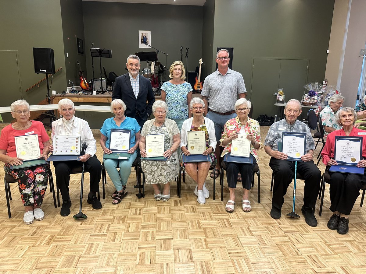 PaulCalandra's tweet image. Always great to celebrate several birthdays with a BBQ. A special Happy Birthday to the members of the Stouffville Legion who celebrated birthdays in the 90+ club Saturday night.