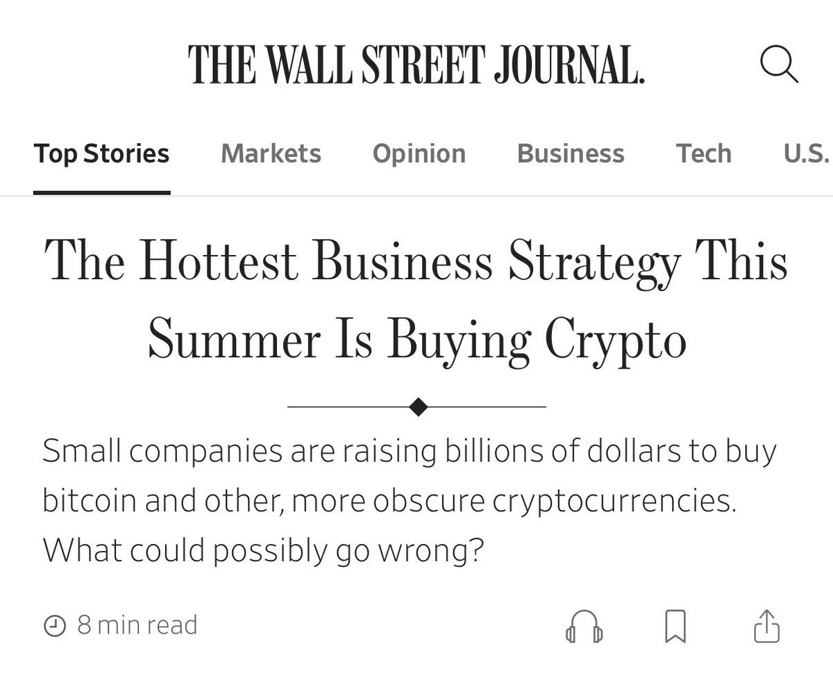 Hottest Business strategy is buying Crypto