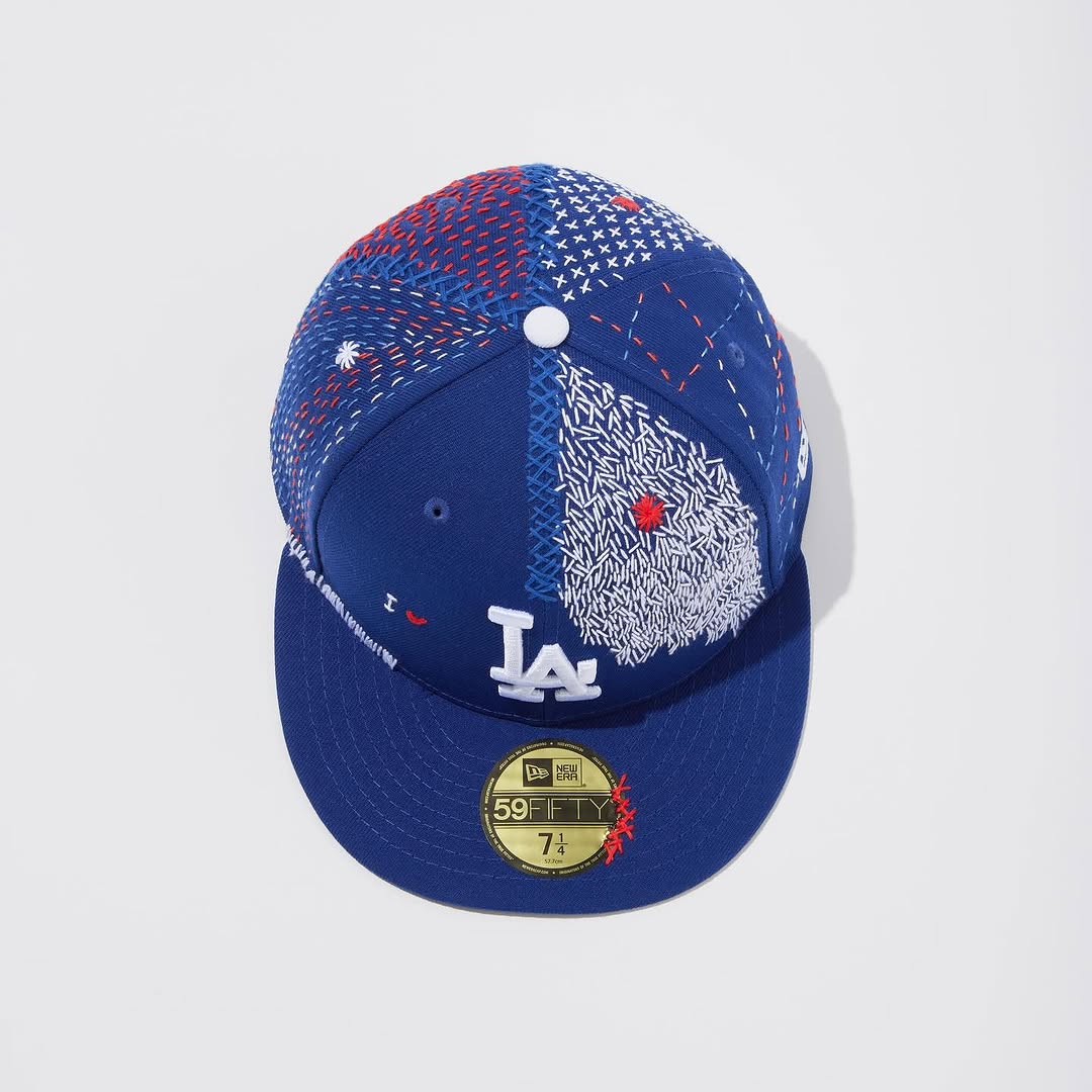 LA Dodgers New Era Cap by Sashiko Gals (2025) 🪡