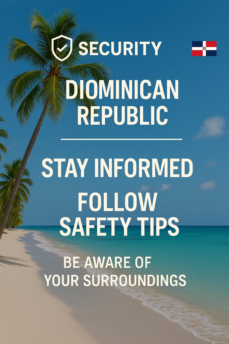 SecuTourist's tweet photo. SECU-TOURIST will soon connect you to verified, safe tourism providers across the country. Trust local knowledge. Travel smart.
Follow us for updates, local tips, and certified services.
#SECUtourist #TravelSmart #DominicanRepublic #TouristSafety #StaySafeAbroad #VisitDR #GoDR https://t.co/1qMPZ8E9EA