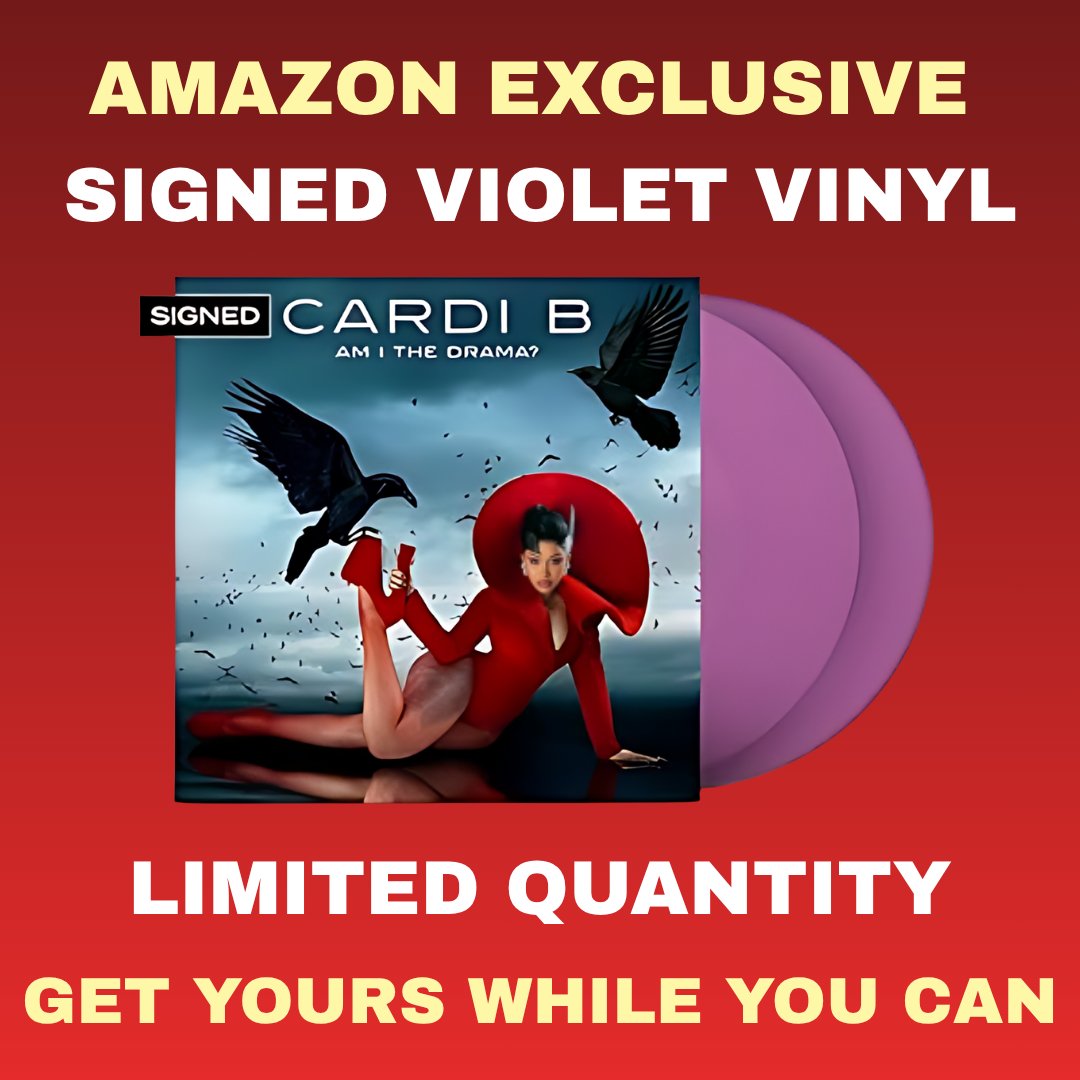 AITDupdates's tweet image. LIMITED QUANTITY🚨
Vinyls are selling out! Get your Amazon exclusive SIGNED violet vinyl now 🔗: amazon.com/dp/B0FF6W6HHK?…