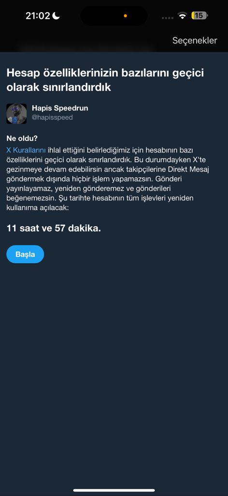 speedrun_hapis's tweet image. 11 saat ihlal yedik. C31K’yı ifşa ettim diye bu hesabım kapatılacak gibi artık bu hesapı takip etmeyi unutmayın