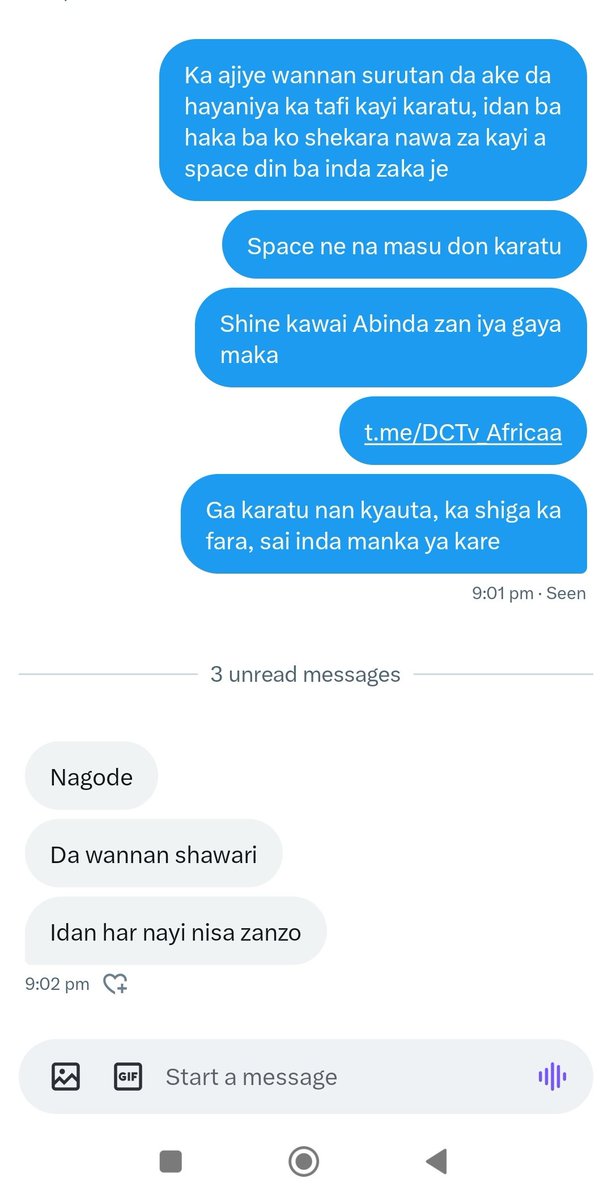 S_M_Danpullo's tweet image. Yau fa na shiga hannun wani Danbaiwa "Malan inason magana da kai" 🤣🤣🤣😂😂😂
But gaskiyar itace, idan dai ba zaka yi karatu ba toh nobody will help you in this space.
Kwana ɗaya zuwa biyu idan kayi bakayi karatu ba, wallahi sai ka samu abinda ya wuce ma.
So the choice is…