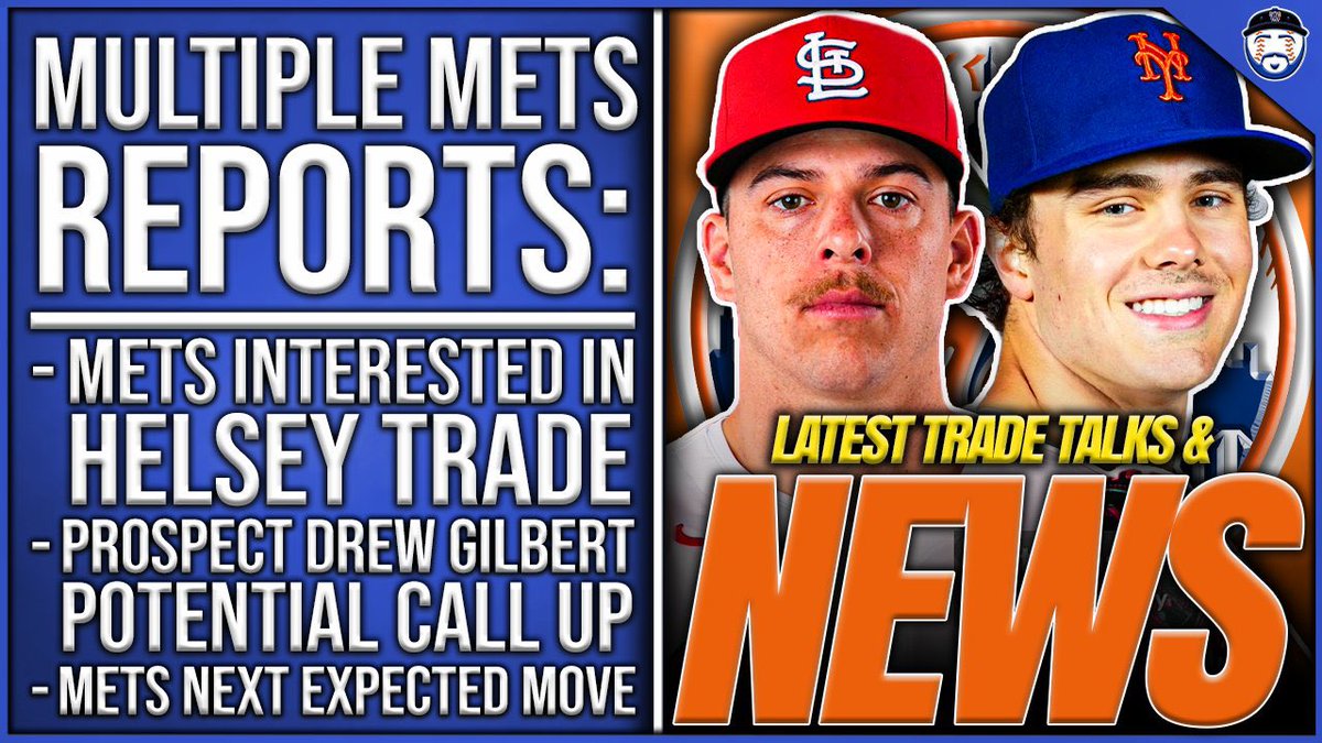 TheWardyNYM's tweet image. 🚨NEW #METS VIDEO!🚨
Join in as we breakdown all the latest news & rumors in Mets land:
- Mets interested in Ryan Helsley, per @WillSammon
- Drew Gilbert and his potential call up
- Next expected moves for the Mets
- Latest prospect report
WATCH: youtu.be/khp7e96l-3I?si…