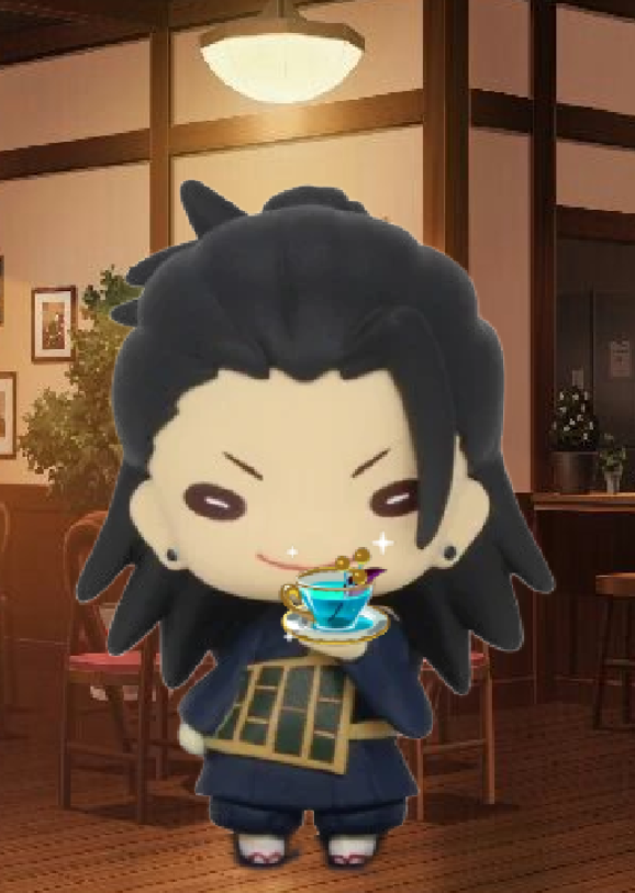 cursed_geto's tweet image. love me some tea, why is it blue? good question.