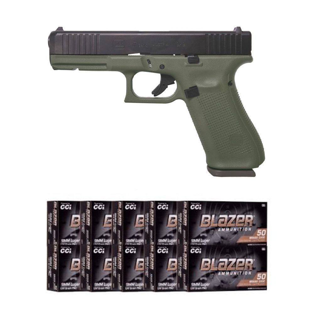 Deal still active! Glock G17 Gen5 9mm and 500 Rounds of CCI Blazer 9mm 124 Grain on sale for $560! 🔥

*Affiliate link 
Grab it here: alnk.to/9IgkVdn