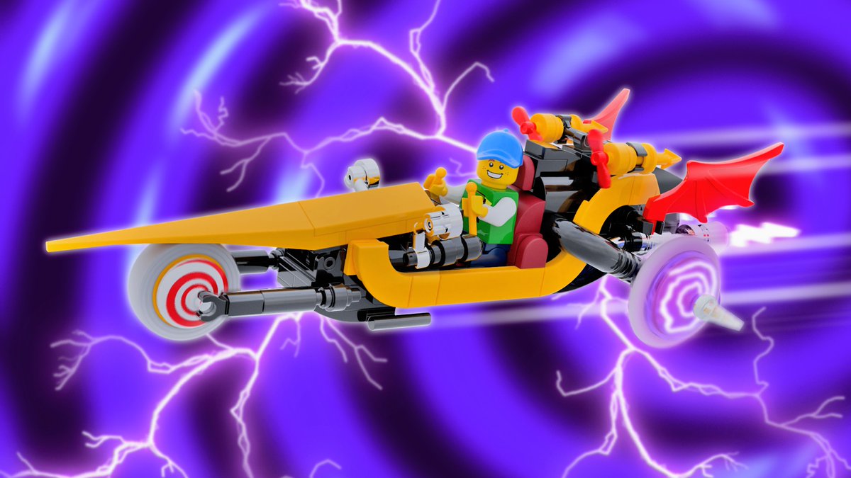 MysticBuilds44's tweet image. 6491: Rocket Racer (Re-render)
This will probably be the last one because I think everyone is getting sick of these.
I always liked how I revamped this set. Making it sleeker and a lot less clunky than the original.