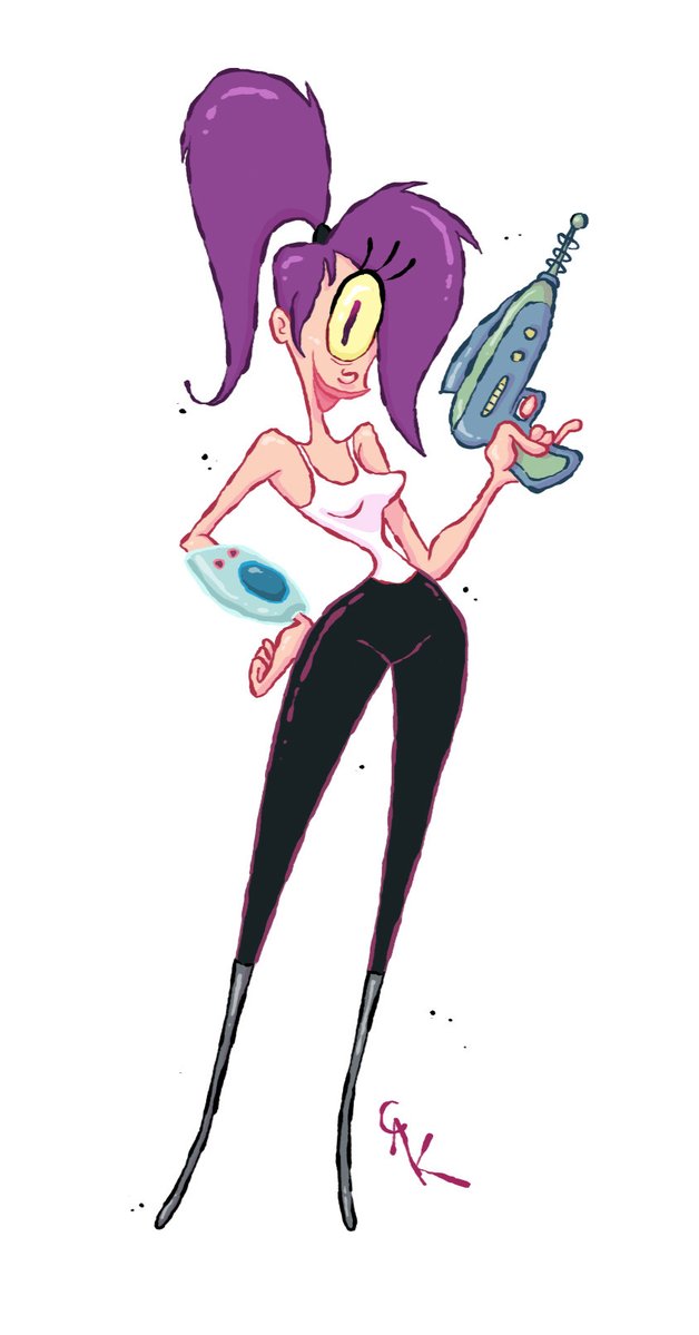 AmraSeldon's tweet image. Turanga Leela, de Futurama, versió de Craig Knowles