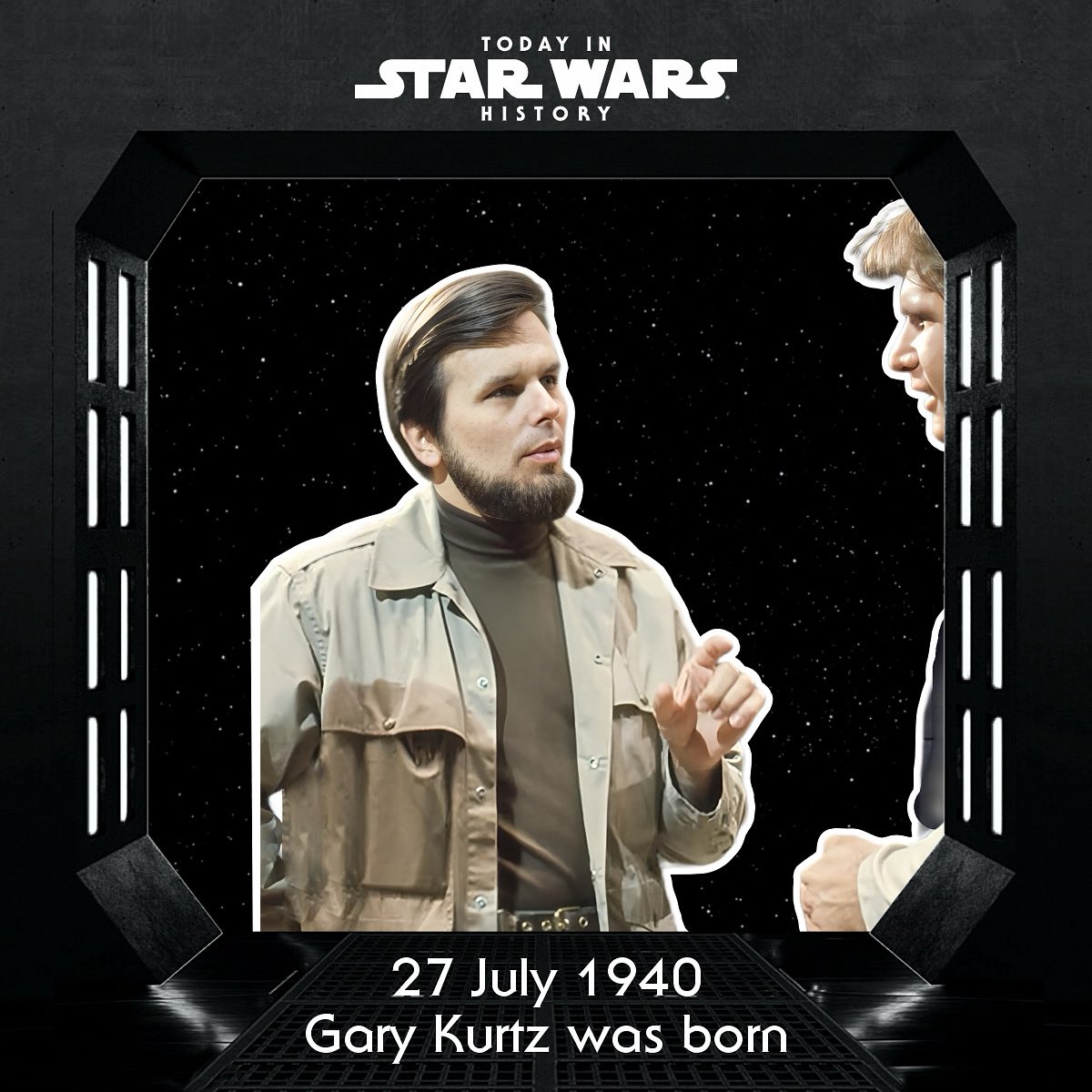 TodayinStarWars's tweet image. 27 July 1940 #TodayinStarWarsHistory Remembering Star Wars and The Empire Strikes Back producer Gary Kurtz on his birthday🥺