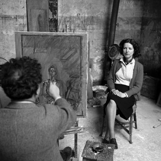 zarandillo's tweet image. Sabine Weiss
Annette femme de Alberto Giacometti, 1954.