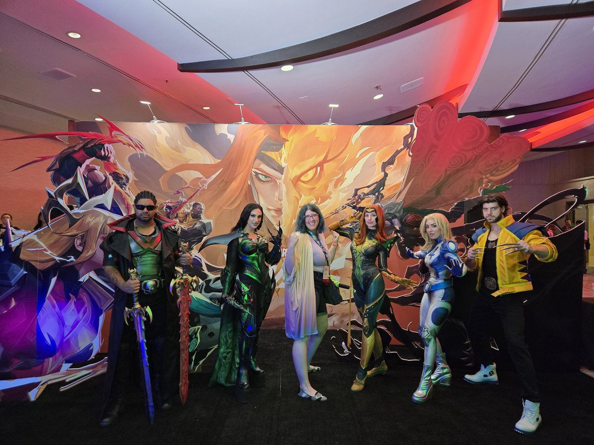 Last day for #MarvelRivals and #SDCC! Been having a blast. 💜