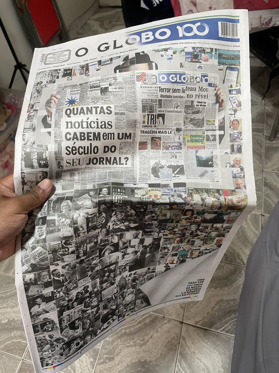 jotapfragoso's tweet image. Cem anos de @JornalOGlobo. Que baita honra fazer parte dessa trajetória. Fica aqui meu muito obrigado aos colegas e chefes pela confiança em mim e no meu trabalho. E vamos por mais… ❤️