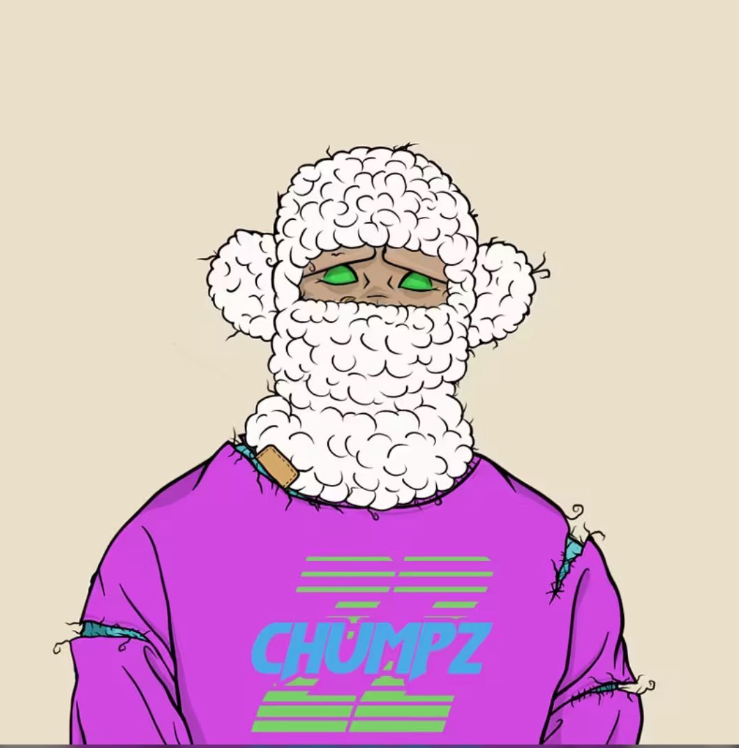 HASH__ONE's tweet image. BAAACK IN ACTION — WHERE’S THE WOOLY FAM AT?! 🐑⚡
@saintsoflaNFT x @chumpzonape