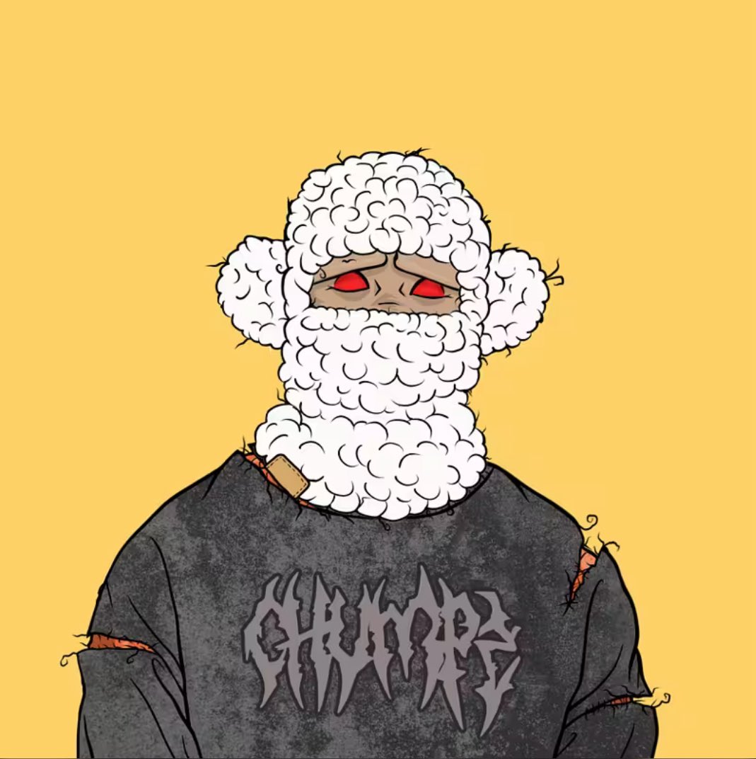 HASH__ONE's tweet image. BAAACK IN ACTION — WHERE’S THE WOOLY FAM AT?! 🐑⚡
@saintsoflaNFT x @chumpzonape