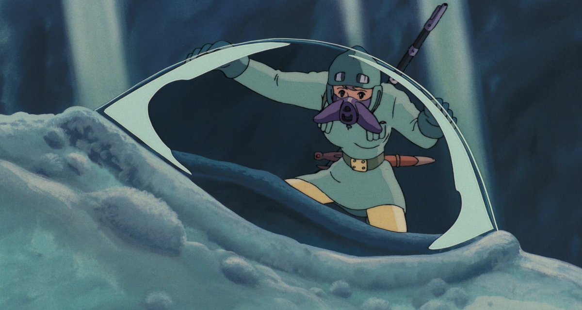 gen_ghibli's tweet image. &apos;Nausicaä del Valle del Viento&apos;
(Hayao Miyazaki, 1984)