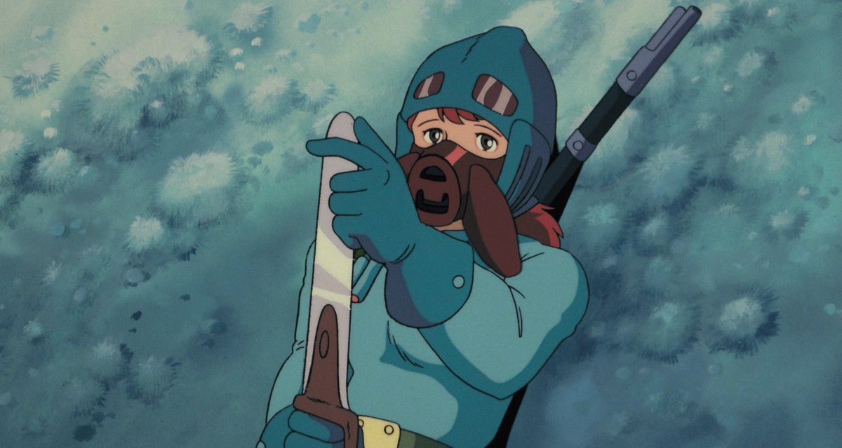 gen_ghibli's tweet image. &apos;Nausicaä del Valle del Viento&apos;
(Hayao Miyazaki, 1984)
