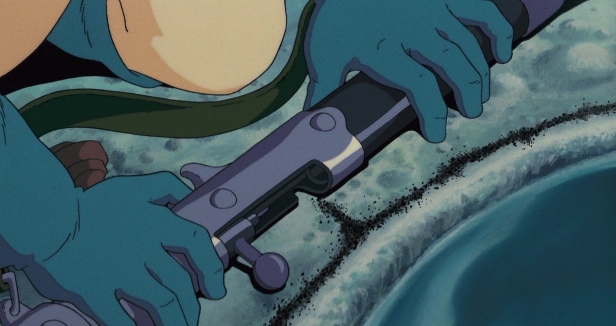 gen_ghibli's tweet image. &apos;Nausicaä del Valle del Viento&apos;
(Hayao Miyazaki, 1984)