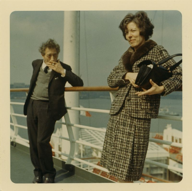 zarandillo's tweet image. Annette Giacometti: esposa, modelo y musa de Alberto.