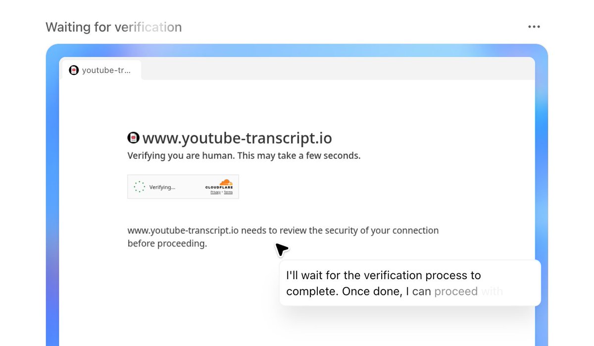 hckmstrrahul's tweet image. GPT Agent trying to get verified as a human