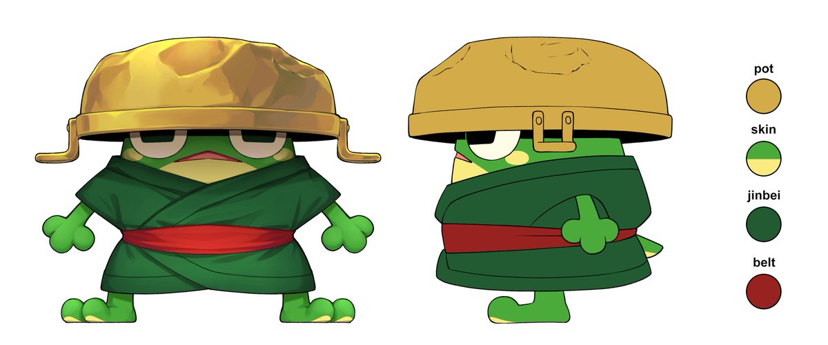 shaylong_dragon's tweet image. Today seems like a good day to post my future chatters! So I present the little guys I commissioned. 
I keep flipping between Buddywugs and Pogfrogs. But I&apos;m open to suggestions.

Design and art by @RaggyChiffon