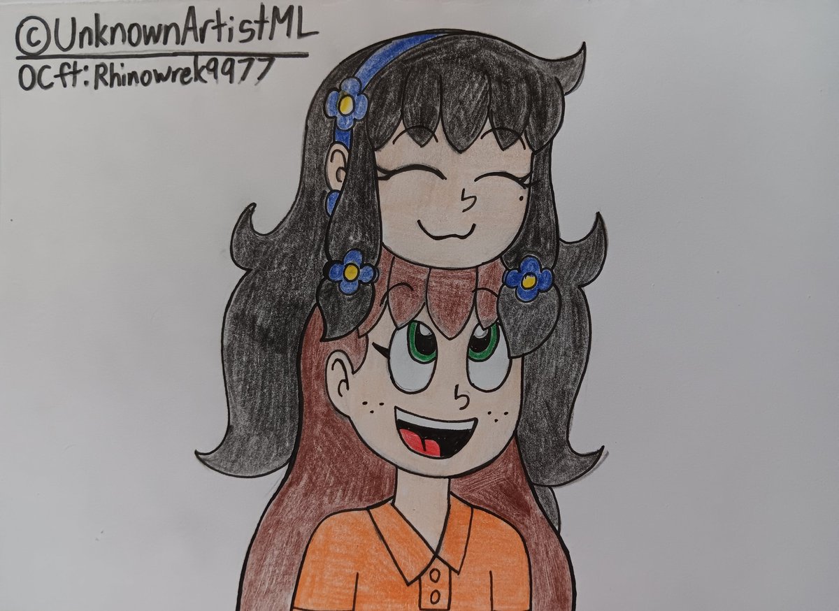 UnknownArtistML's tweet image. [STARLA MONTH 2025: DAY 28]

Nekokowa is resting on top of Starla&apos;s head.
Her body is somewhere, maybe with her friends for a day?

OC by @rhinowrek9977, AU by me.

#UnknownArtistML #Rhinowrek9977 #Nekokowa #Starla #Dullahan #OC #TraditionalArt #NekokowaNukeubiAU