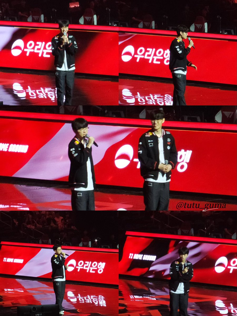tutu_guma's tweet image. 250727 T1 Home Ground 
T1의 가수들⋯⋯🤔🎤
#doran #faker #doran #gumayusi #Keria