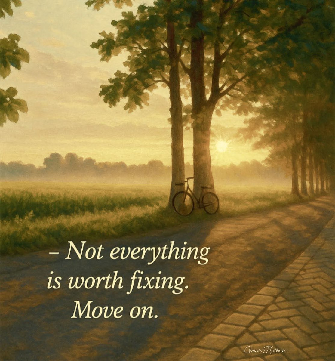 EmonMukherjee21's tweet image. Sometimes peace begins with acceptance — not everything broken needs to be repaired, some things just need to be released.
