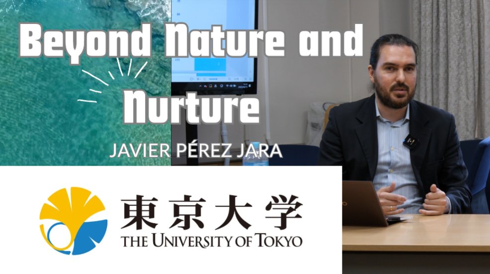 Here’s the video of my talk at the University of Tokyo’s Center for Philosophy, where I defend the need to move beyond the traditional nature vs. nurture dichotomy! (If you like it, please subscribe to the channel!)

Video: youtu.be/piHoDJ6WuKA?si…

Book: link.springer.com/book/10.1007/9…