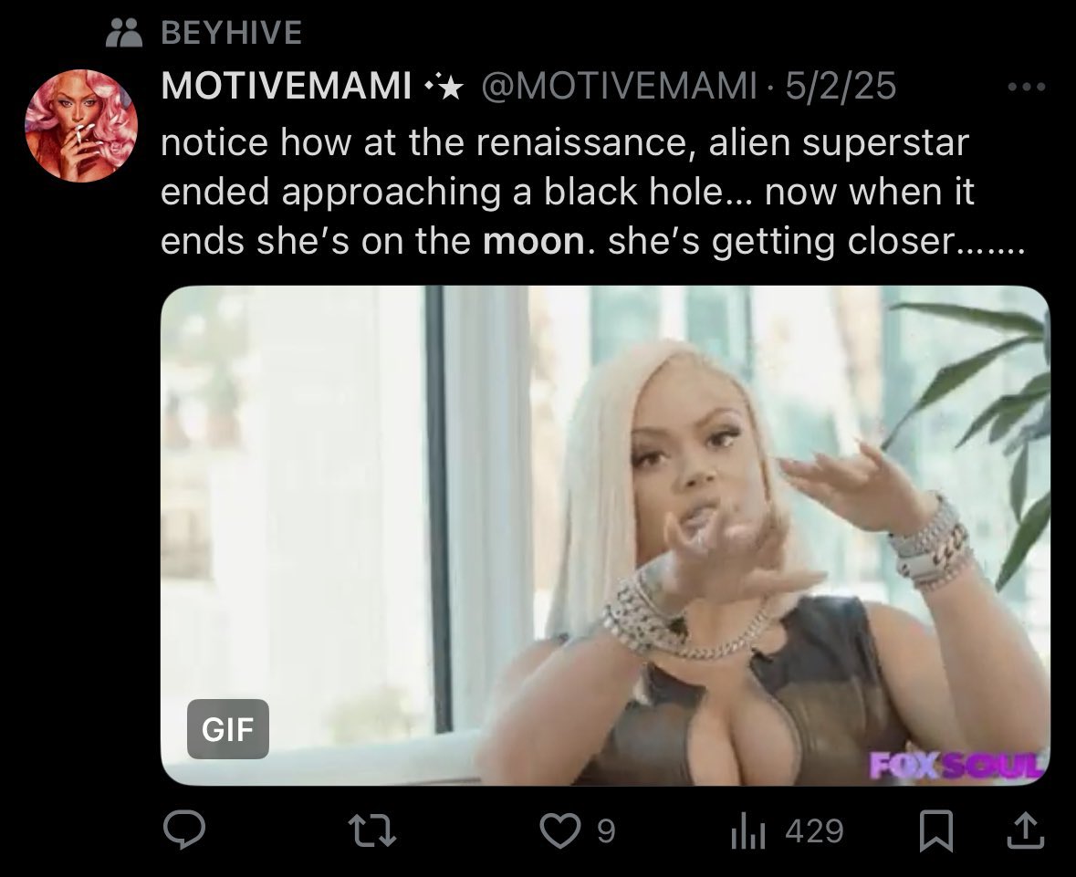 MOTIVEMAMI's tweet image. she changed the floor visuals back to a black hole??? what does this mean……….
