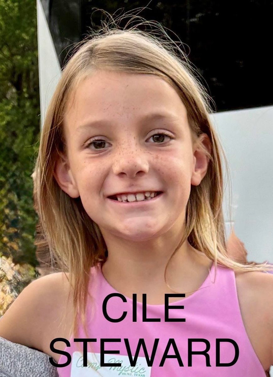 💔 The Last One From Camp Mystic Still Missing… Cile.

As families begin to bury their daughters and communities mourn the unbearable losses from the Camp Mystic flood, one name remains unspoken in finality—because she’s still out there.

Cile.
The last victim still unaccounted