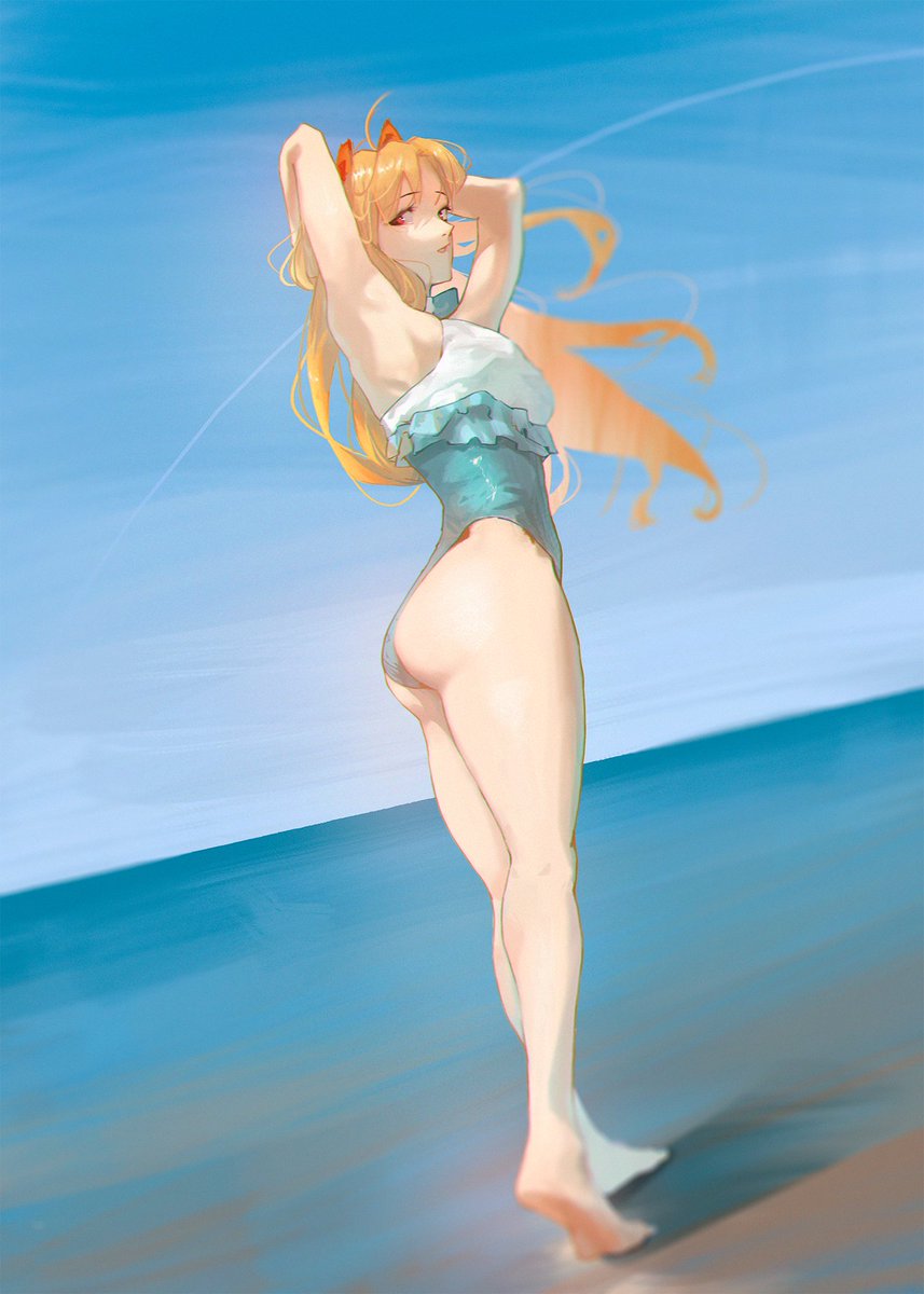 harmonyrequiem's tweet image. ᅠᅠᅠ
ᅠ " How do humans enjoy summer so much?
ᅠᅠᅠ It's so hot! I have to do my best
ᅠᅠto learn and enjoy it a lot, just like them. "
ᅠᅠᅠ
