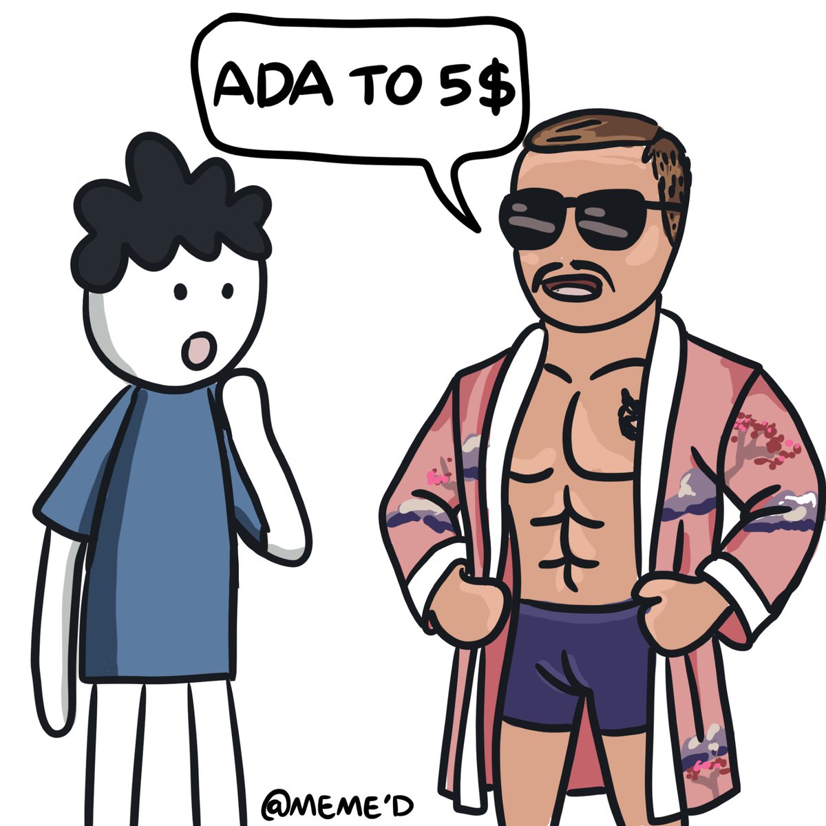 memedonADA's tweet image. BREAKING NEWS
Alex Becker- " Well...I bought a million dollars of Cardano...
Then went to bed and woke up like this... "
$Memed