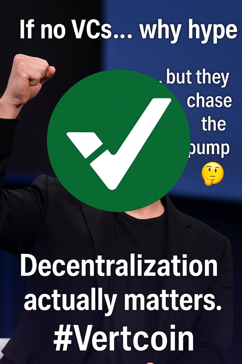 dovelyn23's tweet image. No premine, no shills, no insider deal—
Just Vertcoin’s code and community steel. 💪💚
10 years strong, no need to fake,
It’s time to list $VTC—for crypto’s sake.
@binance @krakenfx @coinbase @kucoincom @okx @gate_io @mexc_official
@Vertcoin
#VTC #ProofOfWork #FairLaunch