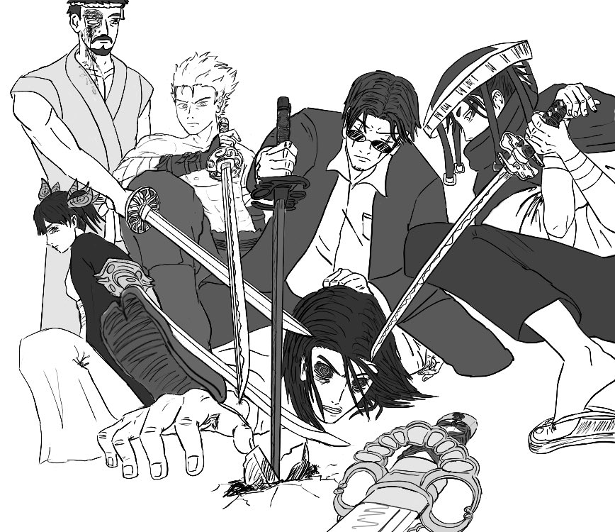 TomMoreno_'s tweet image. kensei restrained 

#kagurabachi x #bleach
