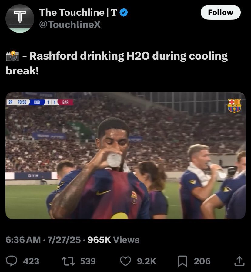 If you deep it, even the phrase “H2O” is PR. Making it seem like he’s some chemical genius.