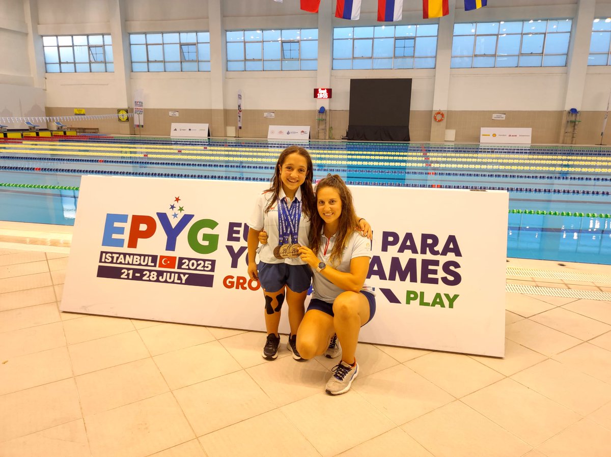 FEDDF (@fededdf) on Twitter photo 🏊♀️ Excelente actuación de los nadadores en los Juegos Paralímpicos Europeos de la Juventud de Estambul 🇹🇷
🏆 Destacada actuación de Catalina Sagastizábal con 4️⃣ medallas:🥈🥈🥈 tres platas y🥉 un bronce
Enhorabuena a todo el equipo,
¡Seguimos creciendo!
<a href="/lcgd62/">laureano gil davila</a> #natación 🏊♀️ Excelente actuación de los nadadores en los Juegos Paralímpicos Europeos de la Juventud de Estambul 🇹🇷
🏆 Destacada actuación de Catalina Sagastizábal con 4️⃣ medallas:🥈🥈🥈 tres platas y🥉 un bronce
Enhorabuena a todo el equipo,
¡Seguimos creciendo!
<a href="/lcgd62/">laureano gil davila</a> #natación